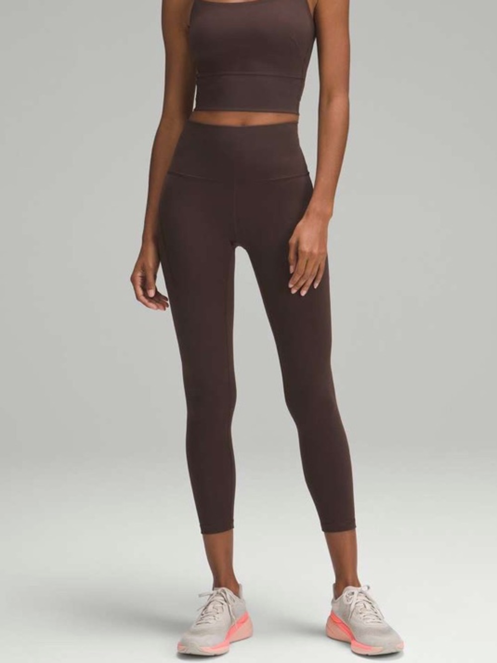 Lululemon Wunder Train High-Rise Tight with Pockets 25" Espresso Size 12